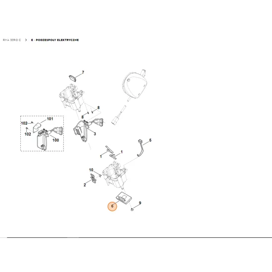 STIHL Moduł układu elektronicznego 6320 430 1410